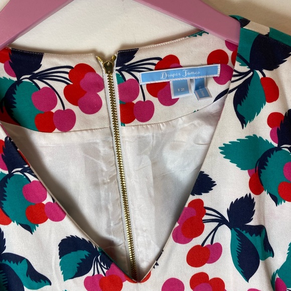 EEUC Draper James Cherry 🍒 Orchard Love Circle Dress - Picture 7 of 14